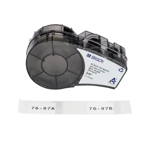 Self-adhesive die-cut printer labels Brady M21-18-499, white, 2.54×1.91 cm, 121 pcs