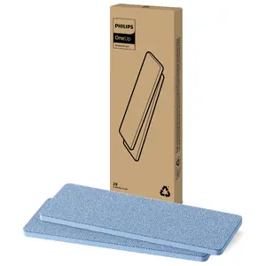 Philips OneUp XV1882/20 Mop Pads for Stick Vacuum Cleaners Grey 2-Pack