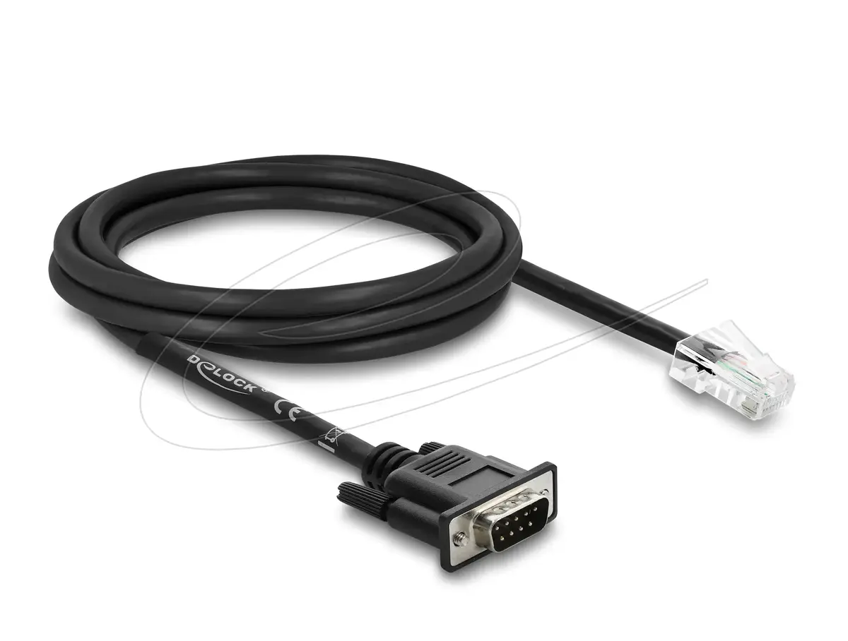DELOCK Cat5e кабель DB-9 → RJ-45 2 м Photo 2