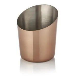 Snack container WAS D9cm, stainless steel PVD finish, no lid
