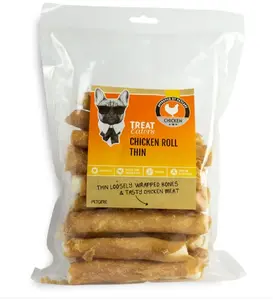 Жевательные роллы для собак TRAFO Chicken rolls 12,5 см, упаковка 20 шт.