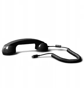 Telefona klausule Native Union Pop Phone USB-C ar atbildes/izbeigšanas funkciju, melna