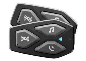 Motorcycle intercom INTERPHONE U-COM 3, double pack, Bluetooth HFP, range 500 m, IP67, 10 h talk time