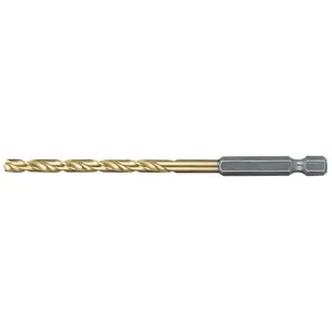 Drill bit Makita D-15827, titanium-coated, hex shank, 8 mm, single piece