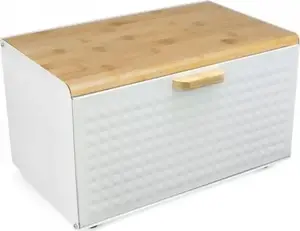 Bread box Tadar bamboo and steel T5903313412155