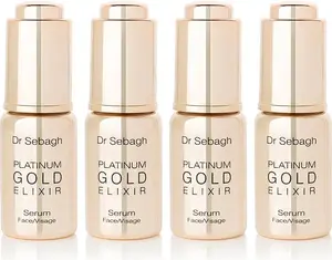Face serum Dr Sebagh Platinum Gold Elixir Serum, anti-aging, 4 x 10 ml ampoules