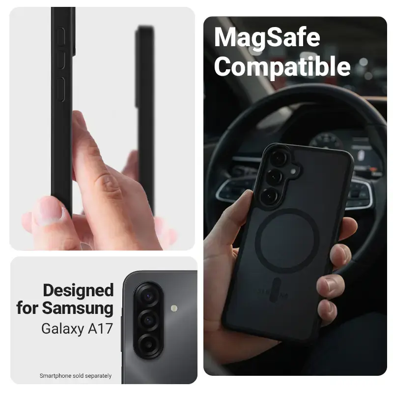 Crong Hybrid Matte Magnetic MagSafe чехол для Samsung Galaxy A17 Photo 4