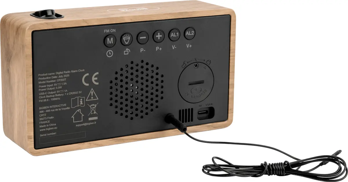 Thomson CP202T Digital Alarm Clock Photo 3