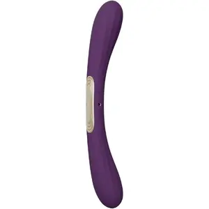 Double-ended vibrator Lelo Boomerang, purple — dual-ended personal massager