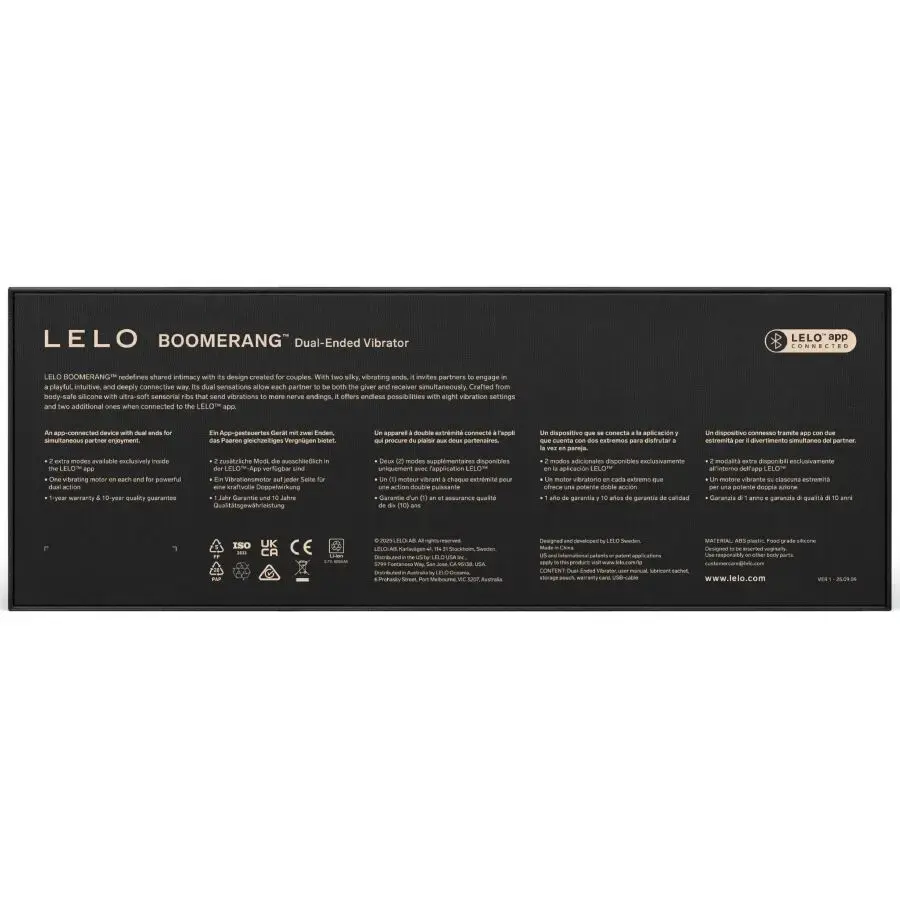 Lelo Boomerang двухконечный вибратор Photo 5