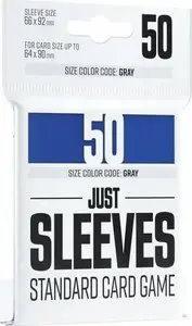 Card sleeves Gamegenic Just Sleeves — Standard 66×91 mm, blue, pack of 50