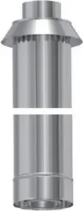 Jeremias vertical air intake long 60/100 x 750 mm painted - TWIN36A060/100