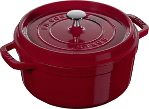 Чугунный круглый кастрюля STAUB La Cocotte 6,7 л, каштановый, ZWILLING