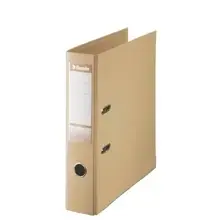 Aplokšņu mape ar sviru Stella Pack A4 75 mm PP smilškrāsā — gredzenu arhīvs
