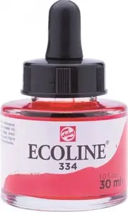 Akvareļu koncentrāts Talens Ecoline 334 Scarlet, 30 ml