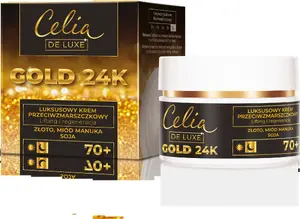 Anti‑wrinkle face cream Celia Gold 24K for age 70+, 50 ml