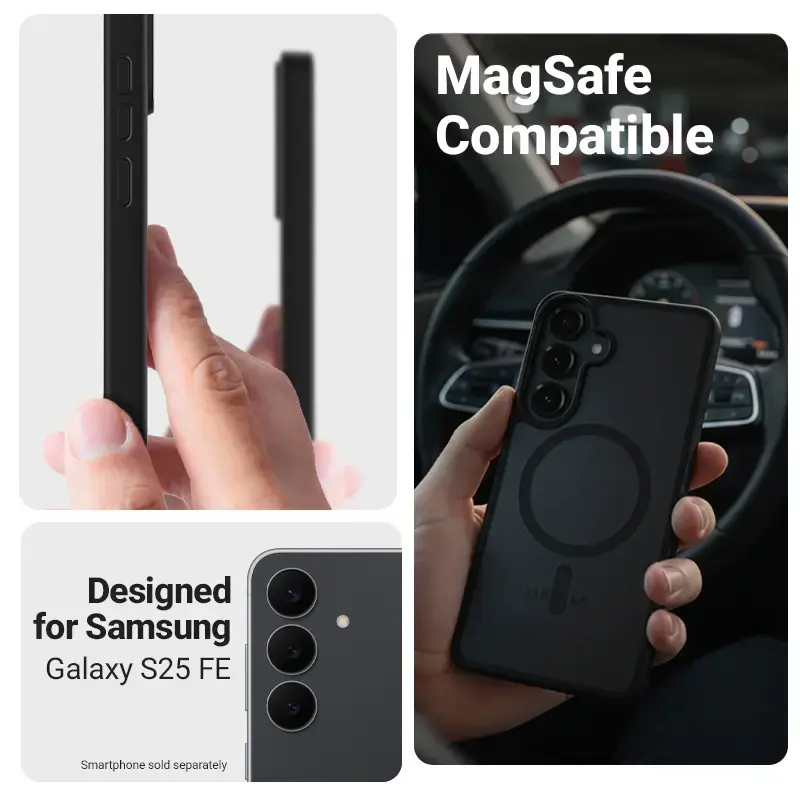 Crong Hybrid Matte Magnetic — Case for Samsung Galaxy S25 FE Photo 4