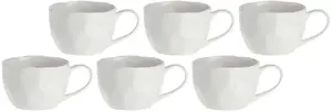 Breakfast mug set LA PORCELLANA BIANCA LUNIA by NPC Polska — 6 pcs, 420 ml each