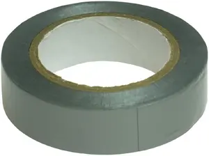 Изоляционная лента Plastrol PVC 15 мм x 10 м, серая