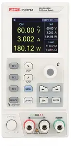 Laboratorijas līdzstrāvas barošanas bloks 100W 0–60V 0–5A 10mV/1mA RS-232 Unit UDP6720