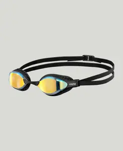 Очки для плавания ARENA Air Speed Mirror — унисекс, One Size, чёрная оправа