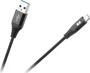 USB-A to microUSB Cable Rebel Comp RB-6000-100-B 1 m Black