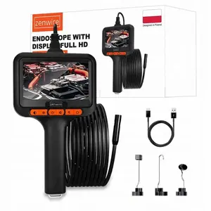 Endoscope Inspection Camera Zenwire T42 with IPS Display, USB-C, 5 m Cable