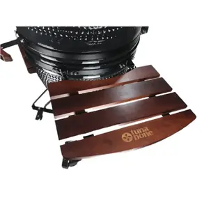 Боковые столики для Kamado Classic 23/24" комплект 2 шт, TUNABONE - съемные деревянные полки для камадо-гриля