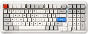 Mchose K99 V2 Icy Creamsicle mehāniskā klaviatūra — kompakta izkārtojuma, vadu USB, hot‑swappable (MC-K99V2-11)
