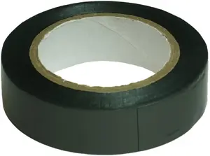 Изоляционная лента Plastrol PVC 19 мм × 20 м, чёрная