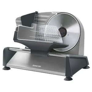 SENCOR electric slicer SFS 4050SS — 150 W, max slice thickness 1.5 cm, metal silver