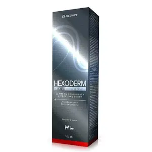 EUROWET Hexoderm Excellence atbalsts ādas mikroflorai suņiem un kaķiem 200 ml
