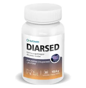 EUROWET Diarsed поддержка желудка для собак и кошек, 30 таблеток