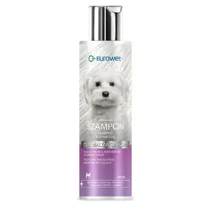Dog shampoo EUROWET for Maltese dogs 200 ml — gentle formula for white coats