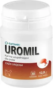 EUROWET Uromil поддержка мочевыводящих путей для собак, 30 таблеток — при ложной беременности