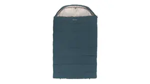 Двухместный спальник Outwell Campion Lux Double 195 см, левый замок, тёмно-синий
