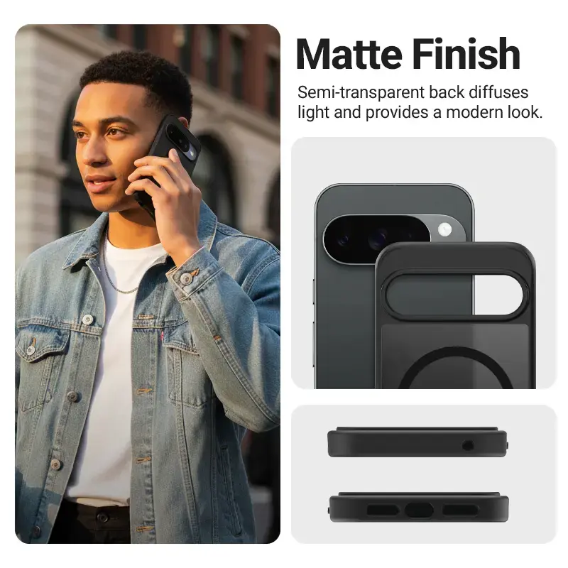 Crong Hybrid Matte Magnetic MagSafe — Google Pixel 9 Photo 5