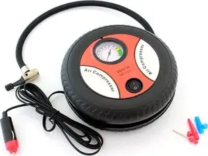 Autokompresors Apte AG489A 12 V 90 W — pārnēsājams 12V riepu pumpis