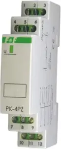 Installation Relay FF PK4PZ12 — 4 NO Contacts, 8 A, 12 V AC/DC