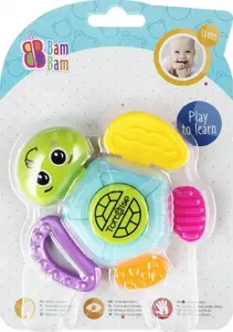 Погремушка Bambam BAM BAM Черепашка 15×21 см, Bambam, модель 8374-8