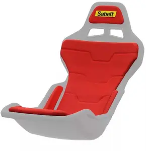 Bburago Sabelt SRP-1 Pads Kit replacement 20 mm foam pads for SRP-1 racing seats, red