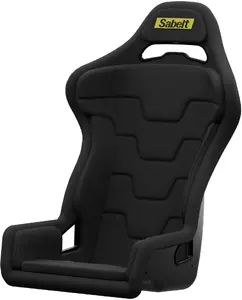 Spēļu sacīkšu sēdeklis X Rocker Sabelt SRS-1 — stikla šķiedras korpuss, polsterēts, deep black