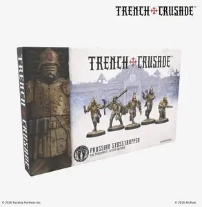 Kastīšu komplekts Archon Studio Trench Crusade: Prussian Stosstruppen – 28 mm plastmasas kājnieki