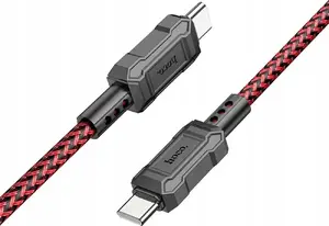 Кабель USB-C — USB-C Hello Case GSMA0281, 1 м, красно‑черный