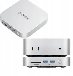 Docking Station ORICO MiniLink 9-in-1 with M.2 SSD bay, silver