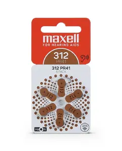 Одноразовая батарейка цинк-воздушная RAYOVAC PR41 (Maxell 790421) 3,6×7,9 мм, 0,58 г, блистер