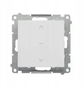 Roller shutter switch module Kontakt-Simon Simon 55 TZP1K.01/114 10 A 250 V~ quick-connect light gray matte
