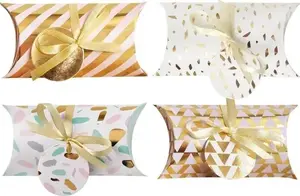 Gift box Incood 15×7 cm pastel-gold, pack of 8