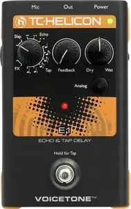 Vocal effects pedal TC Electronic VoiceTone E1 — echo/delay vocal processor