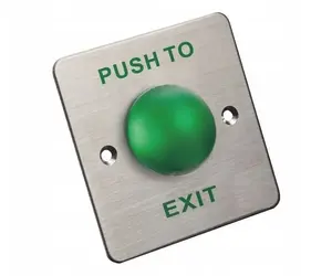 External Mushroom Exit Button SCOT BT-8BW — SCOT BT-8BW external pushbutton for access control